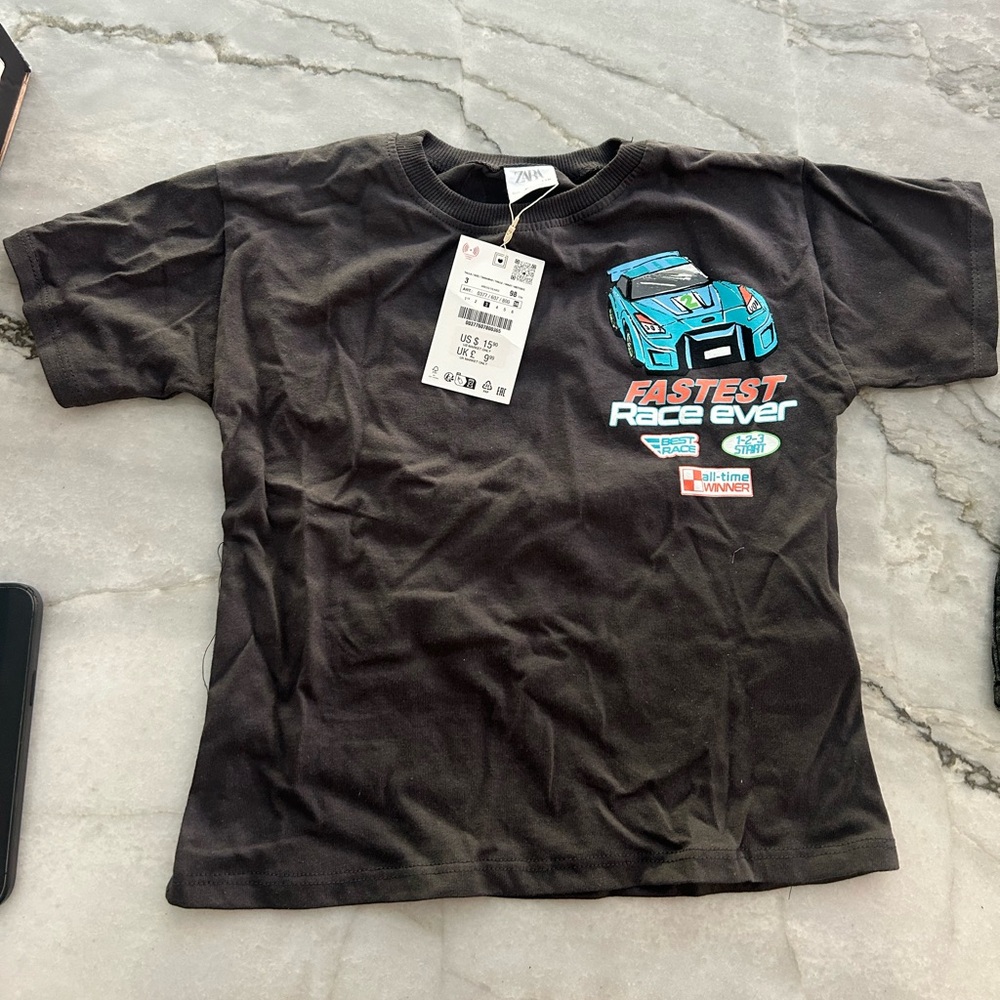Zara Boys NASCAR T-Shirt - 6T - unused with tags